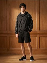 Szorty comfort - czarny. Czarne szorty męskie Sinsay, l, bez wzorów. Za 39.99 zł.