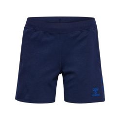 Szorty damskie Hummel Move 2.0. Niebieskie szorty sportowe damskie Hummel, bez wzorów, sportowe, na fitness i siłownię. Za 263.00 zł.