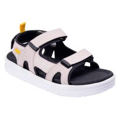 Sandały Męskie Leiso. Szare sandały męskie IGUANA, bez zapięcia. Za 172.99 zł.