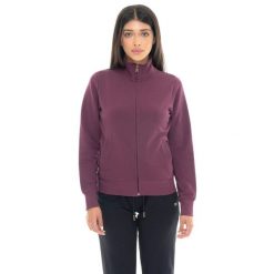 Bluza zimowa Leone 1947 Never Without Damen, Halsausschnitt Reißverschluss. Czerwone bluzy damskie LEONE 1947 APPAREL, na zimę, bez wzorów, z bawełny, bez kaptura. W wyprzedaży za 176.82 zł.