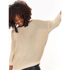 LUŹNY SWETER Z ZAMKIEM. Swetry damskie marki TOP SECRET. W wyprzedaży za 59.99 zł.