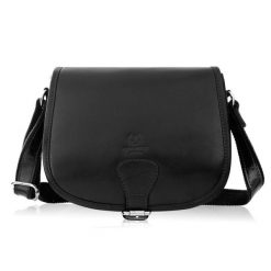 Torebka damska skórzana listonoszka ze skóry licowej czarna Paolo Peruzzi T-39-KBL. Czarne torby na ramię damskie bez wzorów, ze skóry, biznesowe, bez dodatków. Za 249.00 zł.