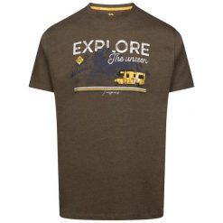 T-shirt Trespass Thelon. Białe t-shirty męskie Trespass, m, bez wzorów, z bawełny, eleganckie, bez kołnierzyka. Za 86.90 zł.