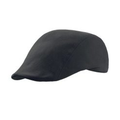 Płaska Czapka Swing Brushed Cotton. Czarne czapki i kapelusze damskie ATLANTIS, bez wzorów. Za 46.99 zł.