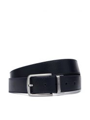 Emporio Armani Pasek EM007172 AF29130 MB084 Granatowy. Niebieskie paski damskie Emporio Armani, bez wzorów, ze skóry. Za 569.99 zł.