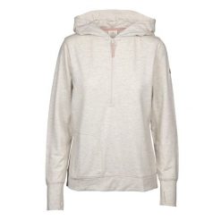 Trespass Zia - Damska bluza z kapturem na co dzień Kremowa Marl. Brązowe bluzy damskie Trespass, bez wzorów, z kapturem, do jazdy konnej. Za 312.99 zł.