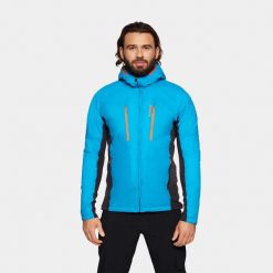 Kurtka męska hybrydowa Alpinus Cayambe niebieska Pro. Niebieskie kurtki sportowe męskie Alpinus, m, bez wzorów, trekkingowe. Za 459.00 zł.