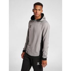 Bluza do piłki ręcznej męska Hummel hml LEAD poly z kapturem. Szare bluzy męskie Hummel, m, bez wzorów, z materiału, z kapturem. W wyprzedaży za 170.00 zł.