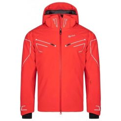 Męska kurtka narciarska Kilpi HYDER-M. Czerwone kurtki męskie Kilpi, na zimę, m, bez wzorów, z nylonu, sportowe, bez kaptura. Za 1,454.85 zł.