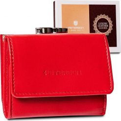 Peterson Mały, Skórzany Portfel Damski Z Systemem Rfid Protect. Portfele damskie Peterson, bez wzorów. Za 99.85 zł.