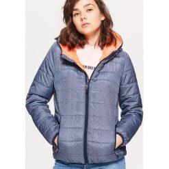Pikowana kurtka - Niebieski. Niebieskie kurtki damskie Cropp. Za 69.99 zł.