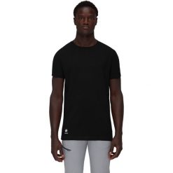 Koszulka bawełniana męska Mammut Massone T-Shirt Hold. Czarne koszulki sportowe męskie Mammut, m, bez wzorów, z bawełny, bez kołnierzyka, bez ramiączek, trekkingowe. W wyprzedaży za 155.90 zł.