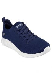Buty damskie SKECHERS BOBS Sport B Flex Lo granatowe 117591-NVY lekkie 38. Niebieskie obuwie sportowe damskie Skechers, bez wzorów, z dzianiny. Za 280.45 zł.