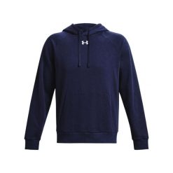 Bluza z kapturem Under Armour Rival Fleece. Białe bluzy męskie Under Armour, xl, bez wzorów, z kapturem. Za 333.00 zł.