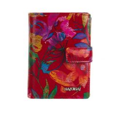 Portfel Damski skórzany czerwony kolorowy BajuBaj PD1555cs116 RFID. Czerwone portfele damskie bez wzorów, ze skóry. Za 200.00 zł.