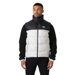 Kurtka puchowa bez rękawów Helly Hansen Active. Szare kurtki męskie Helly Hansen, m, bez wzorów, z puchu, bez kaptura. W wyprzedaży za 614.50 zł.