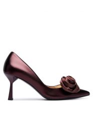 HÖGL Szpilki Rose Pumps 2-107021-48000 Bordowy. Czerwone szpilki damskie HÖGL, bez wzorów, ze skóry, bez obcasa, bez zapięcia. Za 1,049.00 zł.