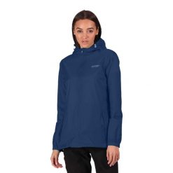 Kurtka Wodoodporna Damska Pack It III. Niebieskie kurtki damskie Regatta, xs, bez wzorów, z materiału, z kapturem. Za 161.99 zł.