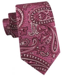 Męski Krawat - Fuksja Festiwal, Orientalny Wzór - Alties. Czerwone krawaty i muchy Alties, bez wzorów, z tkaniny, eleganckie. Za 55.00 zł.