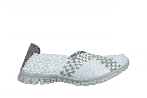 Półbuty Rock Bara White Grey Mix 032927, Biały, Materiał - 39. Białe obuwie sportowe damskie Rock Spring, na lato, bez wzorów, z materiału, rockowe, bez obcasa, bez zapięcia. W wyprzedaży za 164.99 zł.