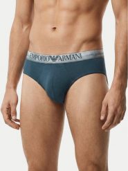 Emporio Armani Underwear Komplet slipów EM000258 AF18886 MB396 Granatowy. Niebieskie slipki męskie Emporio Armani Underwear, m, bez wzorów, z bawełny. Za 259.99 zł.