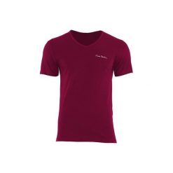 Pierre Cardin T-shirt męski Luca Vneck Bordowy r. XL. T-shirty męskie marki Pierre Cardin. Za 41.73 zł.