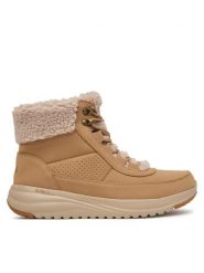 Skechers Trapery On-The-Go Stellar - Alpine Adventure 144756 Beżowy. Brązowe śniegowce i trapery damskie Skechers, ze skóry. Za 429.99 zł.