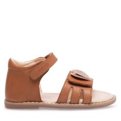 Sandały Lasocki Kids. Brązowe sandały dziewczęce Lasocki Kids, bez zapięcia. Za 129.99 zł.