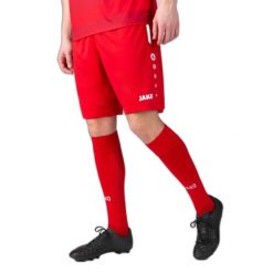 Szorty Jako Allround. Czerwone szorty sportowe damskie Jako, bez wzorów, sportowe, do piłki nożnej. Za 187.50 zł.