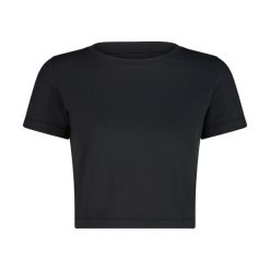 Damski tank top CMP Sara. Czarne koszulki sportowe damskie CMP, bez wzorów, bez kołnierzyka, bez ramiączek, trekkingowe. Za 192.00 zł.