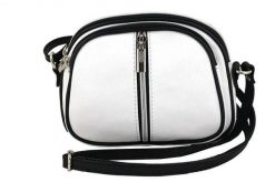 Listonoszka biała BARBERINI'S skórzana 03-32. Białe torebki shopper damskie Barberinis, bez wzorów, ze skóry, na ramię, bez dodatków. Za 172.99 zł.