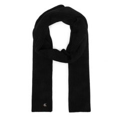 Szalik Calvin Klein. Czarne szaliki i chusty damskie Calvin Klein, bez wzorów. Za 329.99 zł.