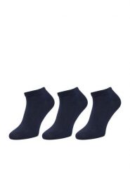 GINO ROSSI Skarpety krótkie CEO_AS_GR_3MB_001S-AW26 (3-PACK) Granatowy. Niebieskie skarpety męskie Gino Rossi, bez wzorów, z bawełny. Za 29.99 zł.