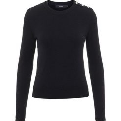 Vero Moda Damski Sweter Mild i Ls O-neck Button Bluza Boo Black (rozmiar S). Czarne bluzy damskie Vero Moda, s, bez wzorów, retro, bez kołnierzyka, bez ramiączek, bez kaptura. W wyprzedaży za 76.00 zł.
