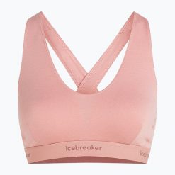 Biustonosz termoaktywny icebreaker Merino 125 Cool-Lite Sprite Racerback. Czerwone bielizna termoaktywna damska Icebreaker, xs, bez wzorów, bez ramiączek. Za 159.99 zł.