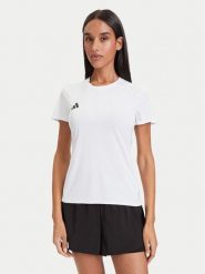 Adidas Koszulka techniczna Adizero Essentials Running IN1173 Biały Slim Fit. Białe koszulki sportowe damskie Adidas, l, bez wzorów, z syntetyku, bez kołnierzyka, bez ramiączek, do biegania. Za 129.99 zł.