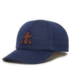 Czapka z daszkiem Premiata. Niebieskie czapki i kapelusze damskie Premiata, bez wzorów. Za 629.99 zł.