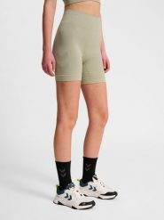 Szorty damskie Hummel HIIT. Szare szorty damskie Hummel, na jesień, s, z aplikacjami, z materiału. Za 168.00 zł.