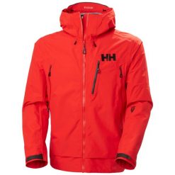 Kurtka turystyczna Helly Hansen Odin 9 Worlds 3.0. Czerwone kurtki męskie Helly Hansen, m, bez wzorów, casualowe, bez kaptura. W wyprzedaży za 1,987.35 zł.