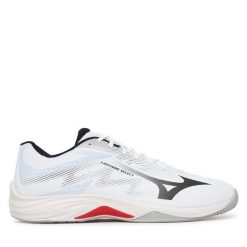 Buty halowe Mizuno. Białe buty sportowe męskie Mizuno, bez zapięcia. Za 379.99 zł.