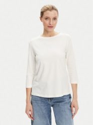 Weekend Max Mara Bluzka Multia 2525946031 Biały Regular Fit. Białe bluzki damskie Weekend Max Mara, l, bez wzorów, z bawełny, bez kołnierzyka, bez ramiączek. Za 219.99 zł.