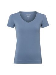 Marie Lund T-shirt Kobiety Bawełna niebieski, XXXL. Niebieskie t-shirty damskie Marie Lund, bez wzorów, z bawełny, klasyczne, bez kołnierzyka. Za 79.95 zł.