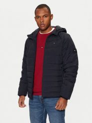 Tommy Hilfiger Kurtka zimowa MW0MW37641 Granatowy Regular Fit. Niebieskie kurtki męskie Tommy Hilfiger, na zimę, l, bez wzorów, z syntetyku, bez kaptura. Za 1,259.00 zł.
