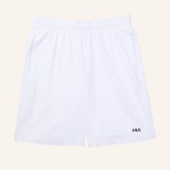 Spodnie na co dzień męskie Fila fam0877bi10001s. Białe spodnie sportowe męskie Fila, na lato, m, bez wzorów, z bawełny, do biegania. Za 178.40 zł.