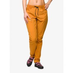 Spodnie do wspinaczki damskie Haglofs ROC Lite Slim Pant. Żółte spodnie materiałowe damskie Haglöfs, bez wzorów, wspinaczkowe. Za 297.99 zł.