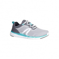 Buty do szybkiego marszu SOFT 540 damskie. Szare obuwie sportowe damskie NEWFEEL, z gumy. W wyprzedaży za 89.99 zł.