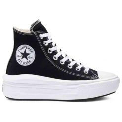 Buty na co dzień Trampki Converse All Star Klasyk Chuck Platforma. Czarne trampki i tenisówki damskie Converse, bez wzorów, eleganckie, bez zapięcia. Za 295.00 zł.