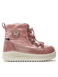 Leaf Śniegowce Nickby LNICK201Q Różowy. Czerwone buty zimowe dziewczęce Leaf, z tworzywa sztucznego, bez zapięcia. Za 449.99 zł.