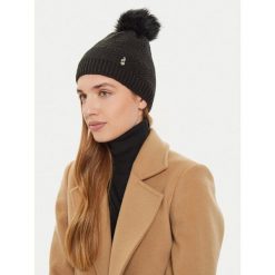 Czapka Aulp. Czarne czapki i kapelusze damskie Aulp, na zimę, bez wzorów. Za 159.99 zł.