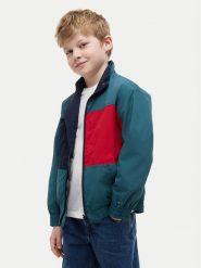 Tommy Hilfiger Kurtka przejściowa Flag KB0KB10457 Granatowy Regular Fit. Niebieskie kurtki i płaszcze dla chłopców Tommy Hilfiger, bez wzorów, z syntetyku, bez kaptura. Za 649.99 zł.
